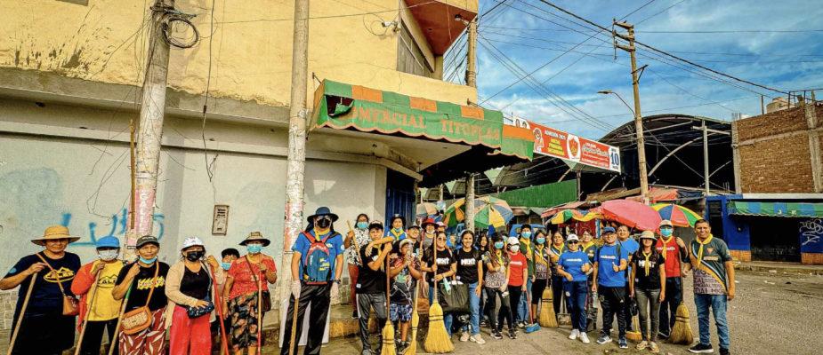 Jóvenes adventistas celebran el Global Youth Day transformando espacios públicos